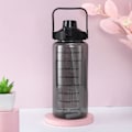 Miniatyrbillede 3 af 4: TS-2 liters motivationsflaske med skema & tidsmarkør - Sort