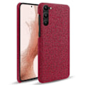 Pikkukuva 1 / 5: KSQ Samsung Galaxy S23 Plus -kotelo, kangaspinnoitteinen, punainen
