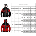 Miniatyrbild 2 av 2: Barn Pojke Spider-Man Hoodies Dragkedje Huvtröja Rock Jacka Topp Ytterkläder Fans Present Mörk Röd Spiderman 6-7 År