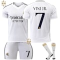 Miniatyrbillede 1 af 2: 24-25 Real Madrid Vini Jr. 7 Hjemmefodboldtrøje Ny Sæson Seneste Børnetrøje til Voksne Fodbold 2