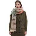 Miniatyrbild 3 av 4: Damscarf med Gradienter i Stjärnform, Cashmere-Textur, Varm och Tjock för Vintern