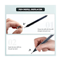 Miniatyrbillede 4 af 5: TS-20 stk. Udskiftnings Standard Pen Nib Sort Udskiftnings Refill Pen Nib Kompatibel Med Bamboo Ctl471