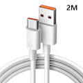 Miniatyrbilde 1 av 5: 120W 10A Type C Hurtigladekabel Datakabel Hurtiglading USB Type c 2m