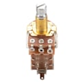 Miniatyrbild 4 av 5: TS-A500k Potentiometer Tryck-Drag Strömbrytare Splinead Dpdt Pot Axel 25mm Elgitarr Ton Volym Delar
