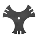 Miniatyrbillede 1 af 5: 3-sidet kantklipperblad 5/8 tommer, 3-sidet stjerneformet kantklipperblad til Troy Bilt, MTD Gold, Yard Man, Huskee 78107480637BY