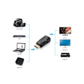 Miniatyrbilde 5 av 5: HDMI til VGA Adapter med Lydinngang - Mini