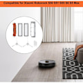 Miniatyrbilde 4 av 4: Tilbehørssett for Xiaomi Robotstøvsuger, 2 sidebørster + 2 x filtre + 1 sentralbørste + 1 blad + deksel for sentralbørste