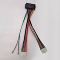 Miniatyrbillede 4 af 5: TS-20pin Atx Til 2-port 6pin At Psu Konverter Strømkabel 20 Pin Atx Til At Strømkabel 20cm Til 386 286