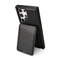 Miniatyrbillede 4 af 5: TS-Kortholder og stativ med magnet til Samsung Galaxy S24 Ultra - Sort