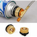 Miniatyrbilde 4 av 4: TS-3 stk. Kobling Gass Utendørs Komfyr, Gassflaske Adapter Camping Gass Adapter Konverteringshode Adapter Dyse Kobling Recha