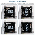 Miniatyrbilde 5 av 5: TS-4 X 90 Grader (0-360 Grader) Digital Elektronisk Magnetisk Vinkelmåler Bakgrunnsbelysning Digitalt Vater