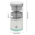 Miniatyrbillede 2 af 5: Elektrisk USB-juicer, genopladelig, bærbar hjemmejuicer