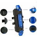 Miniatyrbilde 4 av 4: TS-Sykkelbaklys, vanntett sykkelbaklys for LED-kombinasjoner, LED-fjellbaklykt, 2 stk (blå)