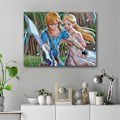 Pikkukuva 2 / 5: Kangastaulu / Taulu - Legend of Zelda - 40x30 cm - Canvas