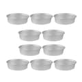 10 st Mini Oval Äggform Aluminiumlegering Metall Ostform Kakform Form Pudding Geléburk