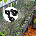 Miniatyrbillede 5 af 5: 50 stk. Skyggenet Plastikklemmer til Solsejl Specialklemme med Øje til Skyggenet Pool Have Planter Græsplæne Skygge