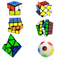 Miniatyrbilde 3 av 5: 6 Rubiks Kuber - 6 Stiler - Perfekt