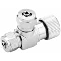 Miniatyrbillede 1 af 4: TS-Nåleventil til akvariesystem CO2-regulator Bobletæller Akvarietilbehør (Dobbelt hoved trimventil，2)