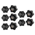 Miniatyrbild 1 av 5: 10 Pieces Comfortable Nuts with Handle Multiple Sizes Clamping Solution Star Nut for Easy Manual Adjustment M6
