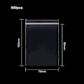 Miniatyrbilde 3 av 5: Parti 500 stk Plastposer Glidelås Transparent Små Lommer 10x7cm Tykkelse: 0,04mm