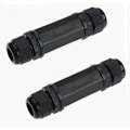 Pikkukuva 1 / 4: TS-Sarja 2 kpl suojattuja RJ45-vedenpitäviä liittimiä Cat5/5e/6 8P8C IP67 Ethernet LAN uros kaksoispää ulkokäyttöön LAN-kytkinsovitin naaras-naaras