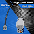 Miniatyrbillede 5 af 5: Tekniske dele Motor Byggesten Motor L-motor 88003 Til Power Functions Elektrisk Samlet Byggesten Legetøj PartDB