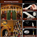 Miniatyrbild 4 av 5: 12-Pack Floating Candles – LED Candles with Wand