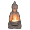 Miniatyrbilde 2 av 5: Lysestake Buddha - Holder for Lys - Telys