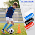 Miniatyrbillede 4 af 5: 4 par benskinner til børn Fodbold benskinner Børne benskinner Drenge Fodbold benskinner Ungdoms benskinner Beskyttende fodbold benskinner til fodbold