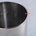 Miniatyrbillede 2 af 3: 2X Rustfri Stål Halmholder, Bordpladedispenser til Halm, Bestikorganisator, Opbevaring til Skeer Gafler Spisepinde