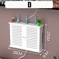Miniatyrbillede 1 af 5: Stor Trådløs Wifi Router Hylde Opbevaringskasser Kabel Power Plus