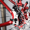 Miniatyrbillede 2 af 2: Muqzi Cykel Skivebremseadapter V-bremse til Skivebremse Konverter Sort -xx