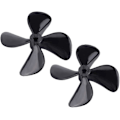 Miniatyrbild 1 av 5: RC-båt 4-bladig propeller, 2-pack Pro & Reverse plastpropellrar, 4-bladig full immersionspropeller för RC-modellbåttillbehör