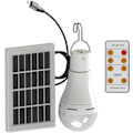 Pikkukuva 1 / 5: 9W Kannettava LED-Aurinkopaneelilla Latautuva Leirintävalaisin Kaukosäätimellä Vedenkestävä Ulkoilma Riippuva Telttalyhty USB Aurinkopaneeli Latausvalo