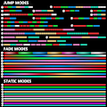 Miniatyrbilde 2 av 5: Fiberoptisk pisk, Dance Flow Pixel Whip Super Bright Light Up Rave Leketøy 40 Fargeeffektmoduser 360° Roterbar for Dans, Fest, Lyssjow, EDM-musikk