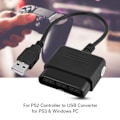 Miniatyrbilde 4 av 5: For Sony Playstation 2 PS2 Kontroller til USB Adapter Konverter for PS3 &amp; Windows PC