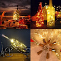 Miniatyrbild 5 av 5: LED Flaskpropp 8-pack 20 LED Korklampor med