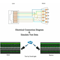 Pikkukuva 4 / 4: TS-RJ45 - RS232, DB9 9-nastainen sarjaportti uros - naaras RJ45 Cat5e/6 Ethernet/LAN -sovitin (uros pää)