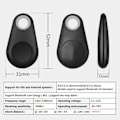 Miniatyrbillede 4 af 5: 5 stk Nøglefindere Punge Trackere Bagagesøgere fungerer med smartphone-app - Perfekt