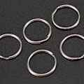 Miniatyrbillede 5 af 5: TS-120 stk. 20 mm Udvendig Dia Universal Split Nøgleringe Nøgleringholdere