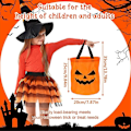 Miniatyrbilde 5 av 5: TS-Led Lys Halloween Godteposer Halloween Gresskar Godteposer Gjenbrukbar Bøtte For Barn Halloween Supp