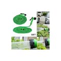 Adjustable Garden Hose, Flexible Expandable Water Hose with Non-Slip and Comfortable Rubber Housing, Easy Storage and Durable Double Layers