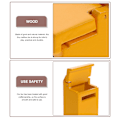 Miniatyrbillede 4 af 4: Foldbar postkasse model miniature postkasse træ miniature møbler DIY håndværk legesæt til børn DIY
