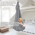 Miniatyrbild 5 av 5: Sensorisk inomhusgunga för barn Perfekt för yoga (grå) 1*2,8 m-WELLNGS