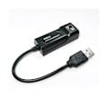 Pikkukuva 1 / 5: TS-Usb 2.0 - RJ45 10/100 Mbps USB Ethernet -sovitin verkkokortti Lan USB -verkkosovitin Lan Rj45 -kortti