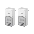 Miniatyrbillede 1 af 4: TS-Goobay digital timer IP44 til udendørs brug - 2-pak