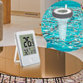 Miniatyrbild 2 av 5: Pooltermometer Digital WiFi-termometer med digital pooltermometer, LCD-skärm, IPX7 flytande termometer för pool