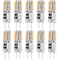 Pikkukuva 1 / 4: G4 LED-lamput lämmin valkoinen 3000k himmennettävät 12v ac/dc 10kpl