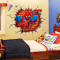 Pikkukuva 4 / 5: 3D Spiderman-seinätarra Lastenhuoneen koristeluun