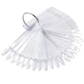 Displaytips / display för nagellacksprover 50 st tips Transpare Transparent